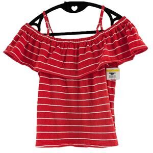 Tucker and Tate Red and White Striped Top Size XL